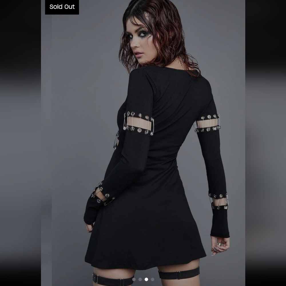 Dolls Kill Fleeting Fury Mini Dress - Picture 5 of 11